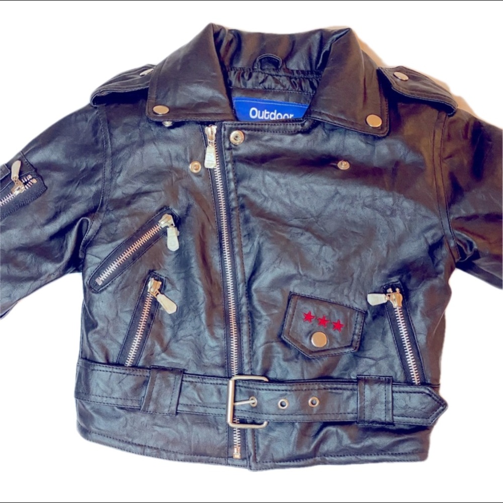 Outdoor Habitat Faux Leather Biker Jacket